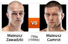 KSW23: Mateusz Zawadzki vs Mateusz Gamrot